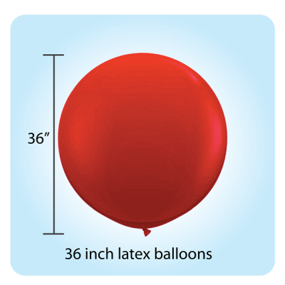 36 inch Bulk Latex Balloons - BalloonsDC