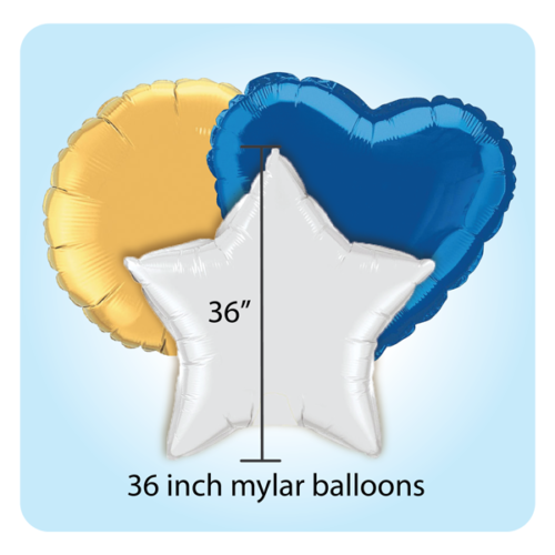 36 inch bulk mylar balloons