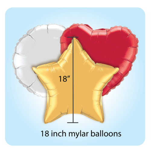 18 inch bulk mylar balloons