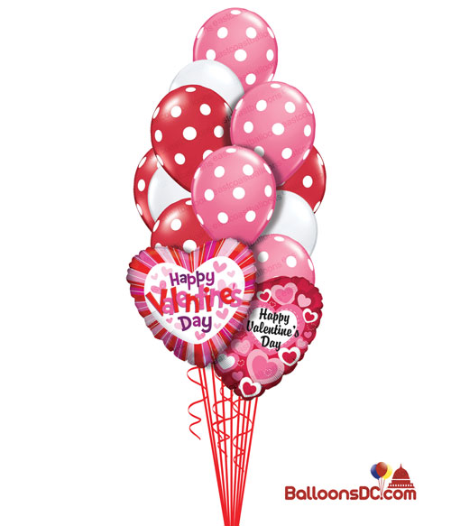 Spot in My Heart Valentine Balloon Bouquet