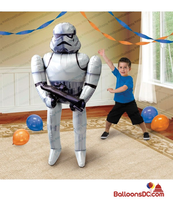 Star Wars Stormtrooper Airwalker Balloon Bouquet 