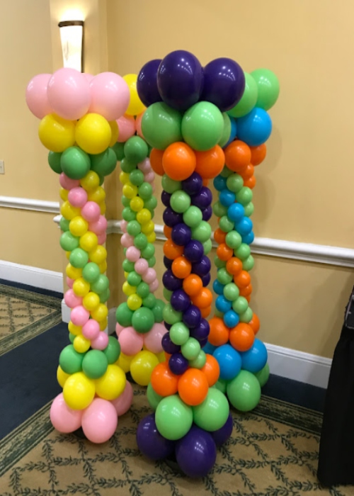 organic balloon columns
