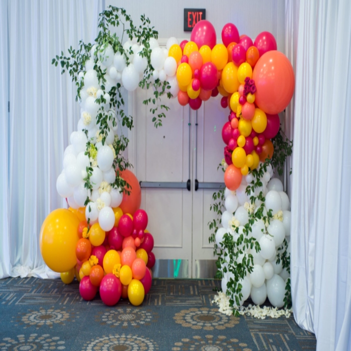 wedding balloon arch