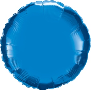 Qualatex Sapphire Blue Mylar Foil Balloon