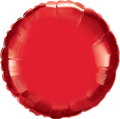 Qualatex Ruby Red Mylar Foil Balloon