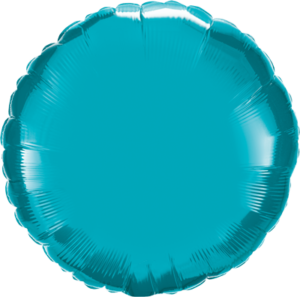 Qualatex Turquoise Mylar Foil Balloon