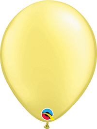 Qualatex Pearl Lemon Chiffon Latex Balloon