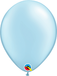 Qualatex Pearl Light Blue Latex Balloon