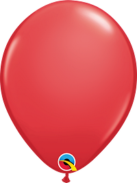 Qualatex Red Latex Balloon