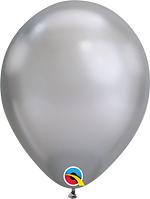 Qualatex Chrome® Silver Latex Balloon