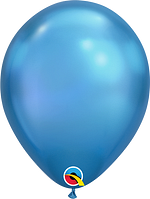 Qualatex Chrome® Blue Latex Balloon