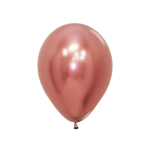 Rose Gold Metallic Chrome Latex Balloon